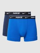 Nike Trunks mit elastischem Logo-Bund in Blau, Größe XS
