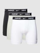 Nike Trunks mit elastischem Logo-Bund in Mittelgrau Melange, Größe XS