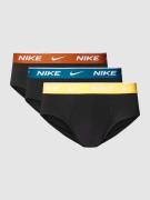 Nike Slip mit elastischem Label-Bund Modell 'E-DAY' im 3er-Pack in Bla...