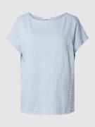 OPUS T-Shirt mit Strukturmuster Modell 'Supsi' in Hellblau, Größe 40