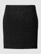 OPUS Minirock mit Effektgarn Modell 'Ravenna' in Black, Größe 36