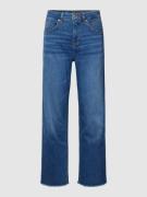 OPUS Mom Fit Jeans mit Fransen Modell 'Momito Fresh' in Jeansblau, Grö...