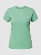 Polo Ralph Lauren T-Shirt mit Logo-Stitching in Gruen, Größe S