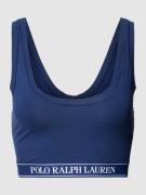 POLO RALPH LAUREN Bralette mit Label-Stitching in Marine, Größe L