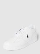 POLO RALPH LAUREN Sneaker mit Logo-Stitching Modell 'MASTERS' in Weiss...