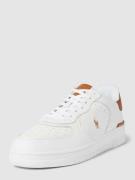 Polo Ralph Lauren Sneaker mit Kontrastbesatz Modell 'MASTERS' in Weiss...