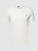 Polo Ralph Lauren T-Shirt mit Rundhalsausschnitt in Offwhite, Größe S