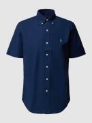 Polo Ralph Lauren Hemd mit unifarbenem Design und Logo-Stickerei in Ma...