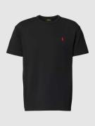 Polo Ralph Lauren Classic Fit T-Shirt mit Label-Stitching in Black, Gr...