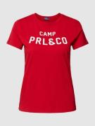 Polo Ralph Lauren T-Shirt mit Label-Print in Rot, Größe XS
