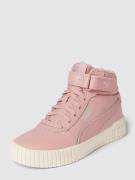 Puma High Top Sneaker aus Leder-Mix Modell 'CARINA' in Pink, Größe 37