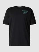 Replay T-Shirt mit Label- und Motiv-Print in Black, Größe M