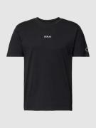 Replay T-Shirt mit Label-Print in Anthrazit, Größe S