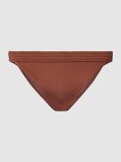 Roxy Bikini-Slip in unifarbenem Design Modell 'SILKY ISLAND' in Mittel...