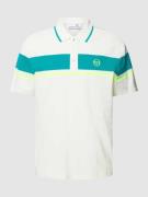 SERGIO TACCHINI Poloshirt mit Kontraststreifen Modell 'DAMARINDO' in O...