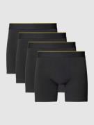 Sloggi Trunks mit Strukturmuster in Black, Größe S