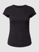 Sloggi T-Shirt in Ripp-Optik Modell 'Go Ribbed' in Black, Größe XS