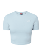 The North Face Cropped T-Shirt mit Stretch-Anteil in Hellblau, Größe X...