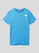 The North Face T-Shirt mit Label-Details in Royal, Größe 164