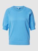 Tommy Hilfiger Pullover mit Logo-Stitching in Bleu, Größe S