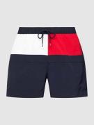 Tommy Hilfiger Badehose im Colour-Blocking-Design in Dunkelblau, Größe...