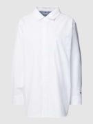 Tommy Hilfiger Oversized Bluse mit Umlegekragen Modell 'OXFORD' in Wei...