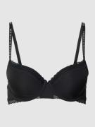 TOMMY HILFIGER Bügel-BH mit wattierten Cups Modell 'DEMI' in Black, Gr...