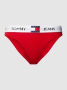 TOMMY HILFIGER Slip mit elastischem Logo-Bund Modell 'HERITAGE' in Rot...