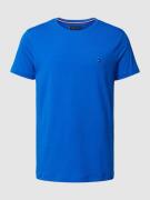 Tommy Hilfiger T-Shirt mit Label-Detail in Royal, Größe S