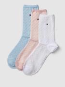 Tommy Hilfiger Socken mit Strukturmuster Modell 'Gifting Dot' im 3er-P...