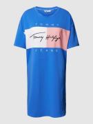 TOMMY HILFIGER Nachthemd mit Label-Print Modell 'HERITAGE' in Royal, G...