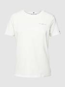 Tommy Hilfiger T-Shirt mit Label-Print Modell '1985' in Offwhite, Größ...