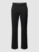 Tommy Hilfiger Chino in unifarbenem Design Modell 'DENTON' in Black, G...