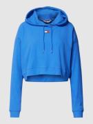 TOMMY HILFIGER Oversized Cropped Hoodie in Ripp-Optik Modell 'HERITAGE...