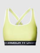 Under Armour Sport-BH mit elastischem Label-Bund Modell 'Crossback' in...