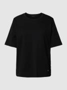 Windsor T-Shirt mit Label-Detail in Black, Größe 36
