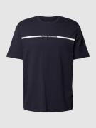 ARMANI EXCHANGE T-Shirt mit Rundhalsausschnitt in Dunkelblau, Größe S