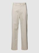 ARMANI EXCHANGE Chino in unifarbenem Design Modell 'Stright Varsity' i...