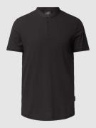 ARMANI EXCHANGE T-Shirt mit Stehkragen in Black, Größe L