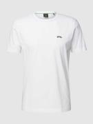 BOSS Green T-Shirt mit Label-Schriftzug Modell 'Tee Curved' in Weiss, ...