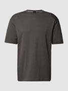 BOSS Green T-Shirt mit Label-Prägung Modell 'Talboa' in Dunkelgrau, Gr...