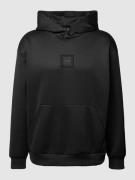 BOSS Green Hoodie mit Strukturmuster Modell 'Sly Lotus' in Black, Größ...