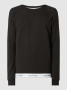Calvin Klein Underwear Sweatshirt mit Kontrastsaum in Black, Größe S