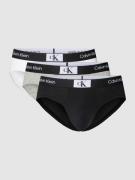 Calvin Klein Underwear Slips im 3er-Pack in Mittelgrau Melange, Größe ...