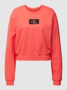 Calvin Klein Underwear Sweatshirt aus Baumwolle mit Label-Detail in Ko...