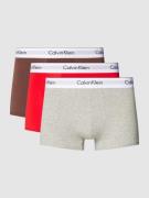 Calvin Klein Underwear Trunks mit elastischem Bund im 3er-Pack in Mitt...