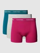 Calvin Klein Underwear Trunks mit Label-Bund im 3er-Pack in Hellgrau, ...