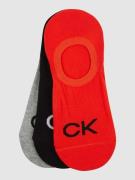 CK Calvin Klein Füßlinge im 3er-Pack in Rot, Größe 40/46