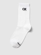 CK Calvin Klein Socken mit Label-Details in Weiss, Größe One Size