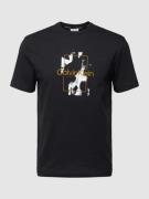 CK Calvin Klein T-Shirt mit Label-Print Modell 'CAMO' in Black, Größe ...